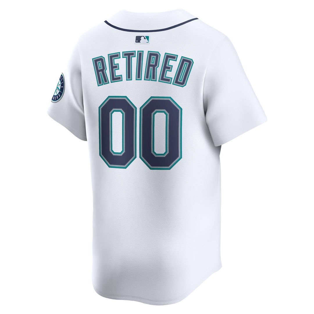 Seattle Mariners Nike Home Limited Pick - A - Player Retired Roster Jersey - White Team Jersey Sports Fan Apparel