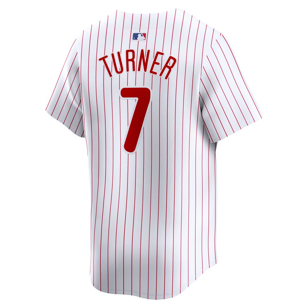 Philadelphia Phillies Trea Turner Nike Youth Home Limited Player Jersey - White Team Jersey Sports Fan Apparel
