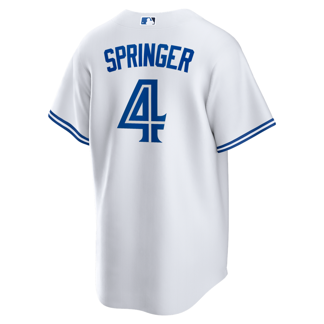 Toronto Blue Jays George Springer Nike Home Replica Jersey - White Team Jersey Sports Fan Apparel
