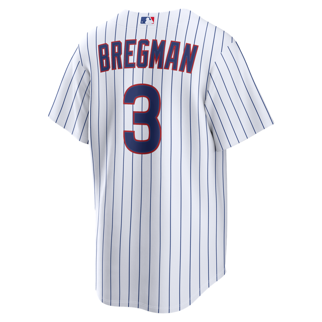 Chicago Cubs Alex Bregman Nike Home Replica Jersey - White Team Jersey Sports Fan Apparel