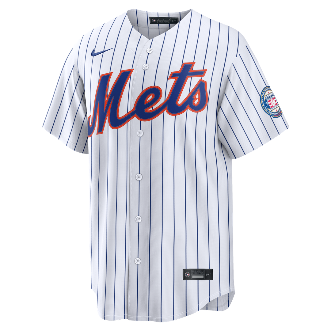 New York Mets Carlos Beltran Nike Home Replica 2026 Hall of Fame Patch Jersey - White Team Jersey Sports Fan Apparel
