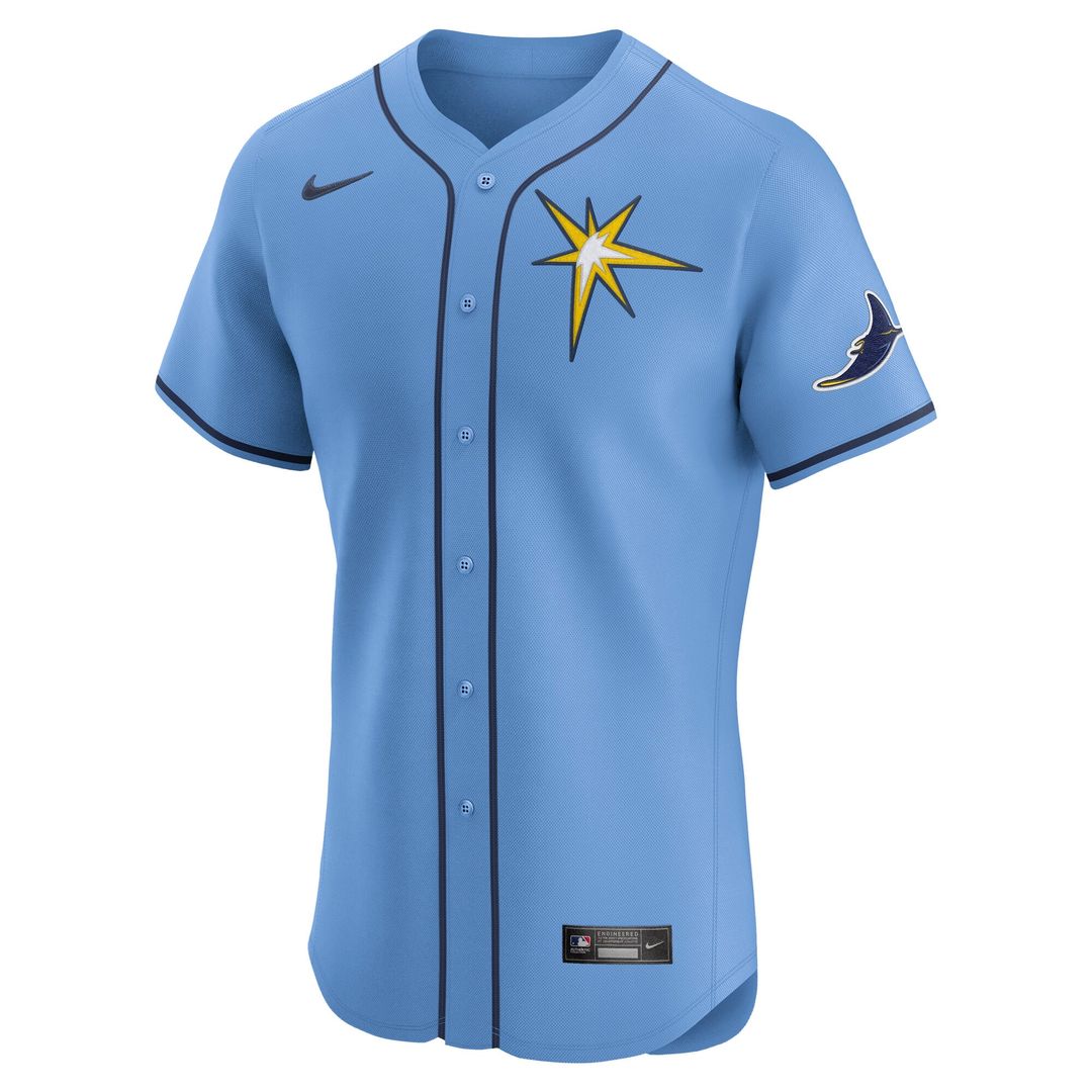 Tampa Bay Rays Nike Alternate Elite Jersey - Light Blue Team Jersey Sports Fan Apparel