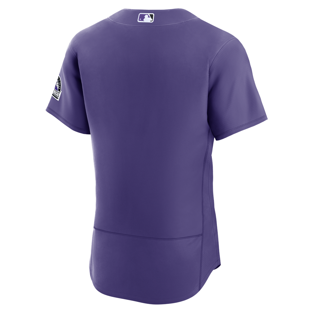 Colorado Rockies Nike Alternate Authentic Jersey - Purple Team Jersey Sports Fan Apparel