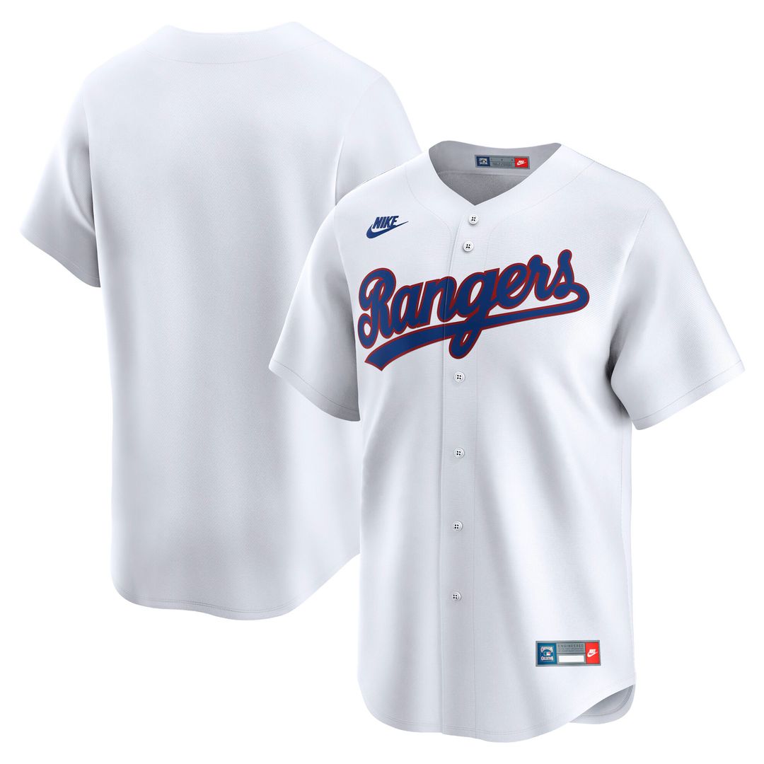 Texas Rangers Nike Cooperstown Limited Jersey - White Team Jersey Sports Fan Apparel