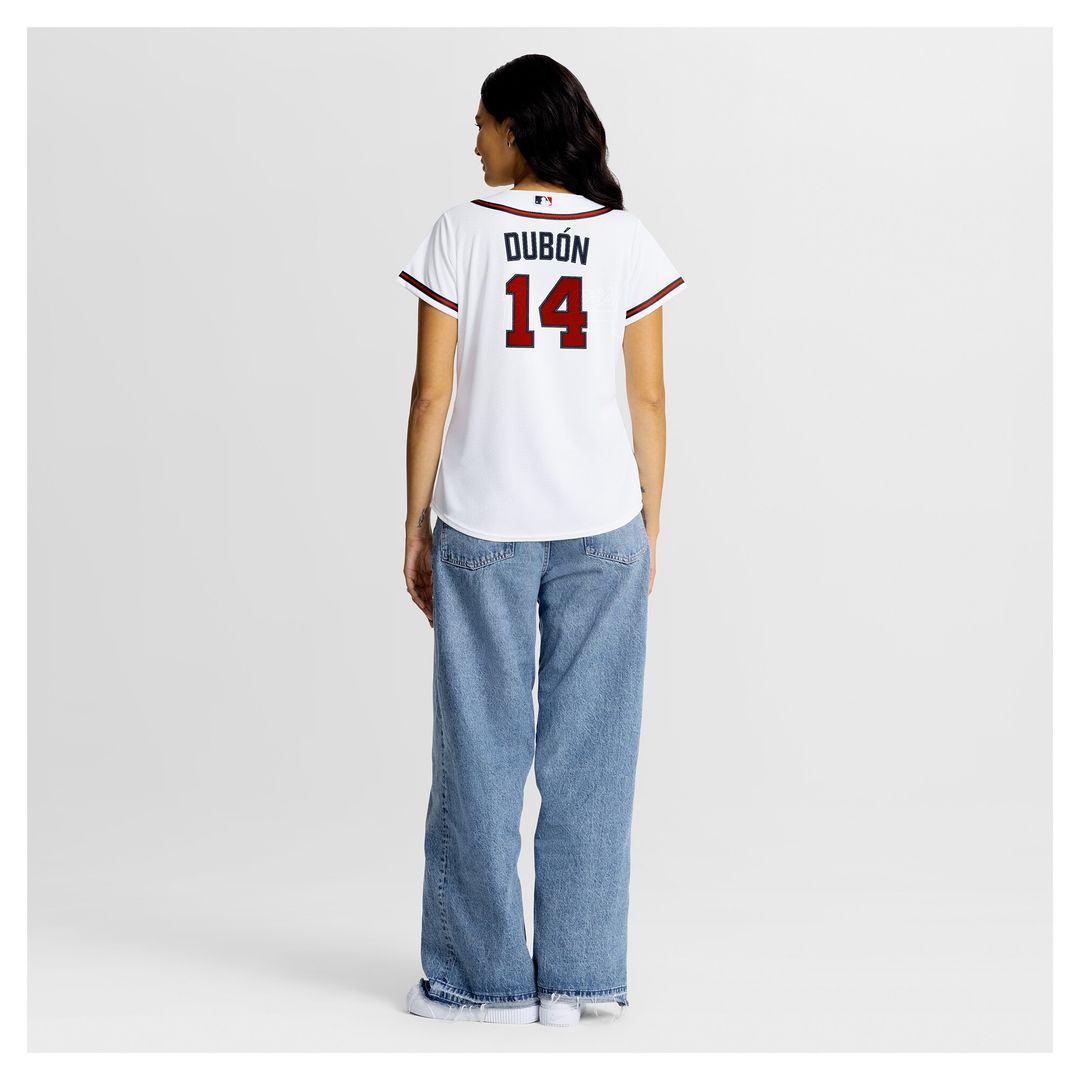 Atlanta Braves Mauricio Dubón Nike Women's Home Replica Jersey - White Team Jersey Sports Fan Apparel