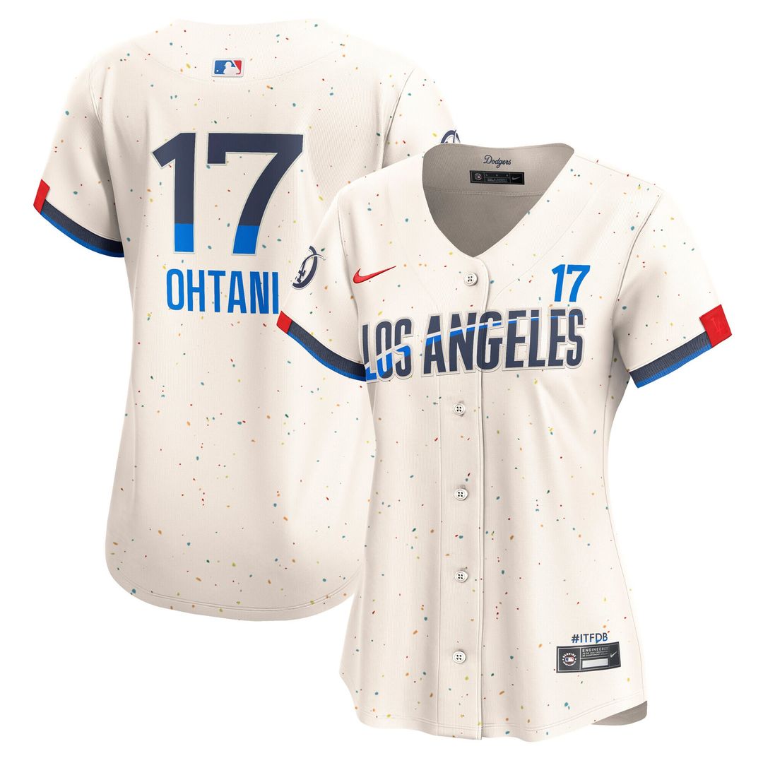 Los Angeles Dodgers Shohei Ohtani Nike Women's City Connect Limited Player Jersey - Cream Team Jersey Sports Fan Apparel