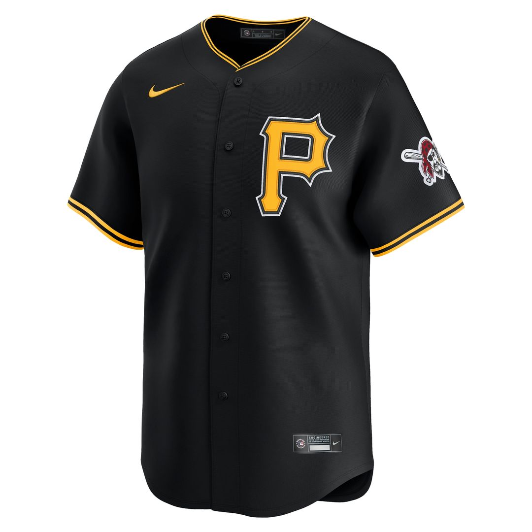 Pittsburgh Pirates Nike Alternate Limited Jersey - Black Team Jersey Sports Fan Apparel