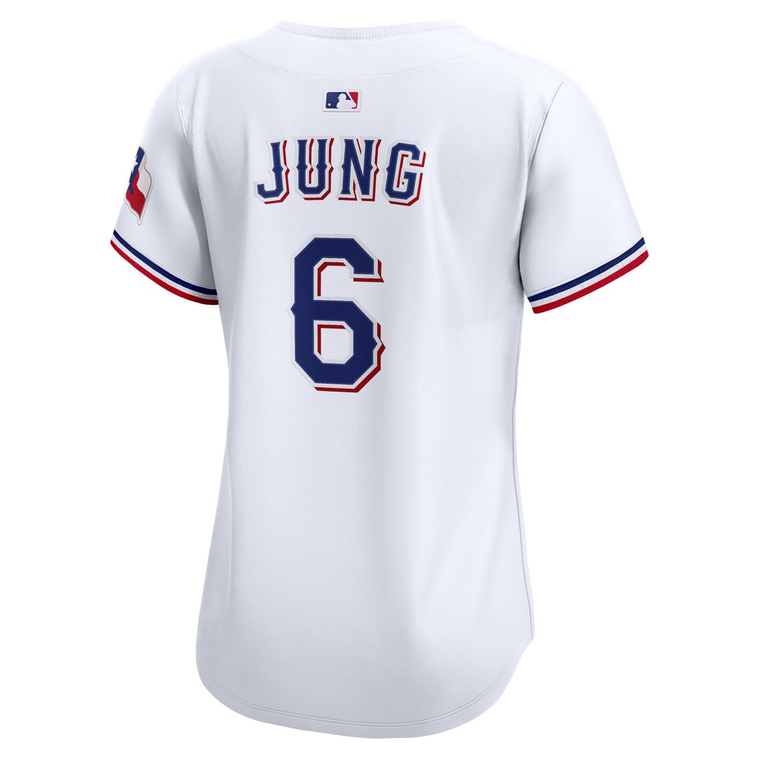 Texas Rangers Josh Jung Nike Women's Home Limited Player Jersey - White Team Jersey Sports Fan Apparel