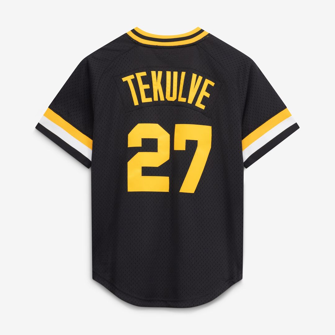 Pittsburgh Pirates Kent Tekulve Mitchell & Ness Authentic Batting Practice Jersey - Black Team Jersey Sports Fan Apparel