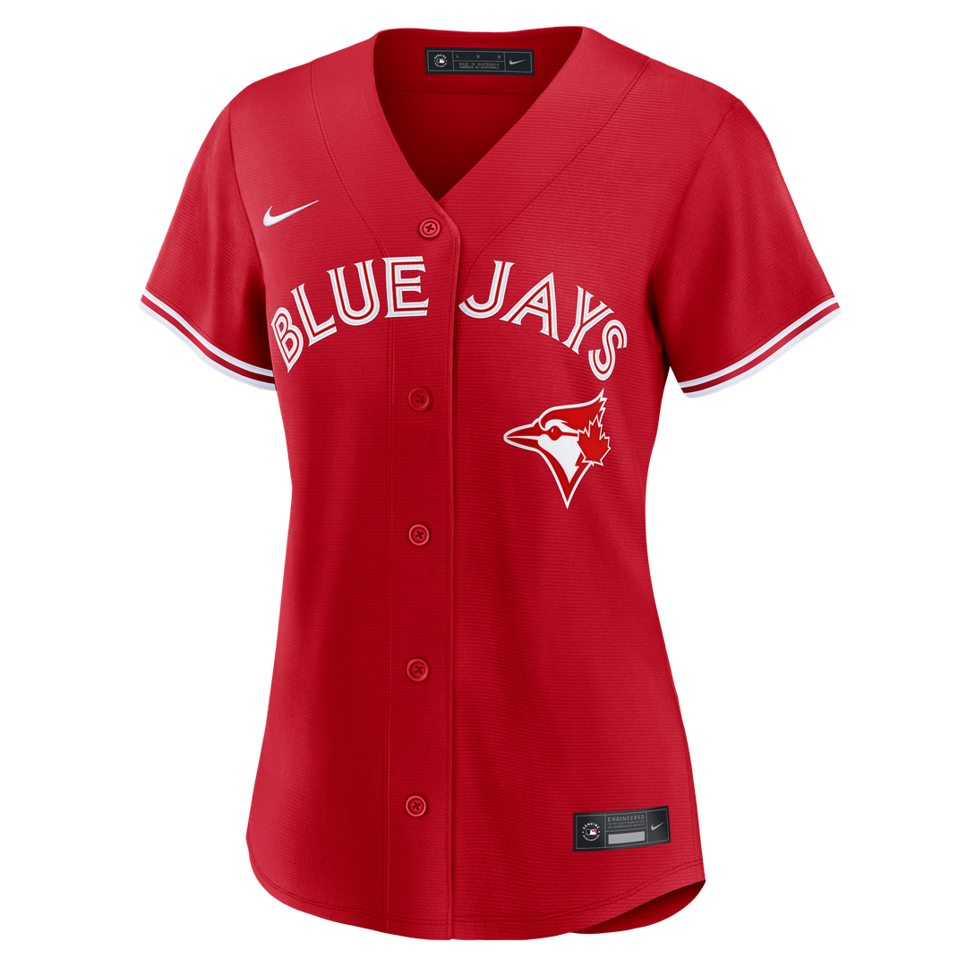 Toronto Blue Jays Nike Women's Alternate Replica Jersey - Red Team Jersey Sports Fan Apparel