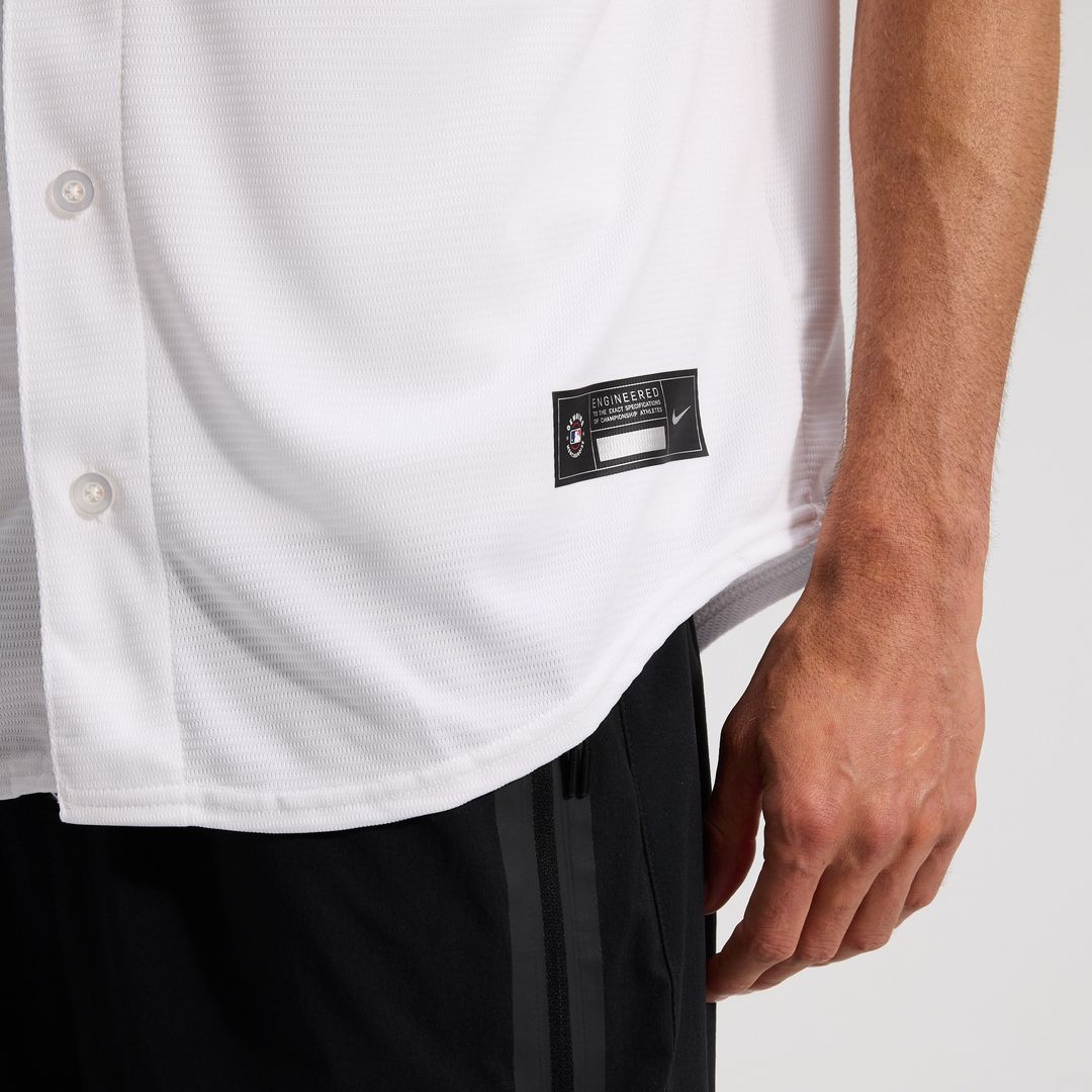 Athletics Nike Home Replica Team Jersey - White Team Jersey Sports Fan Apparel