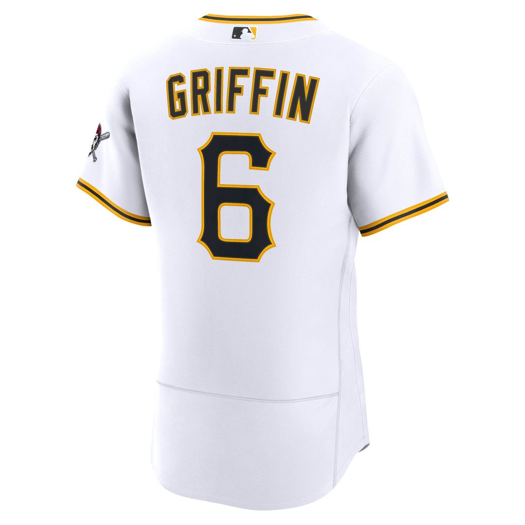 Pittsburgh Pirates Konnor Griffin Nike Home Authentic Jersey - White Team Jersey Sports Fan Apparel