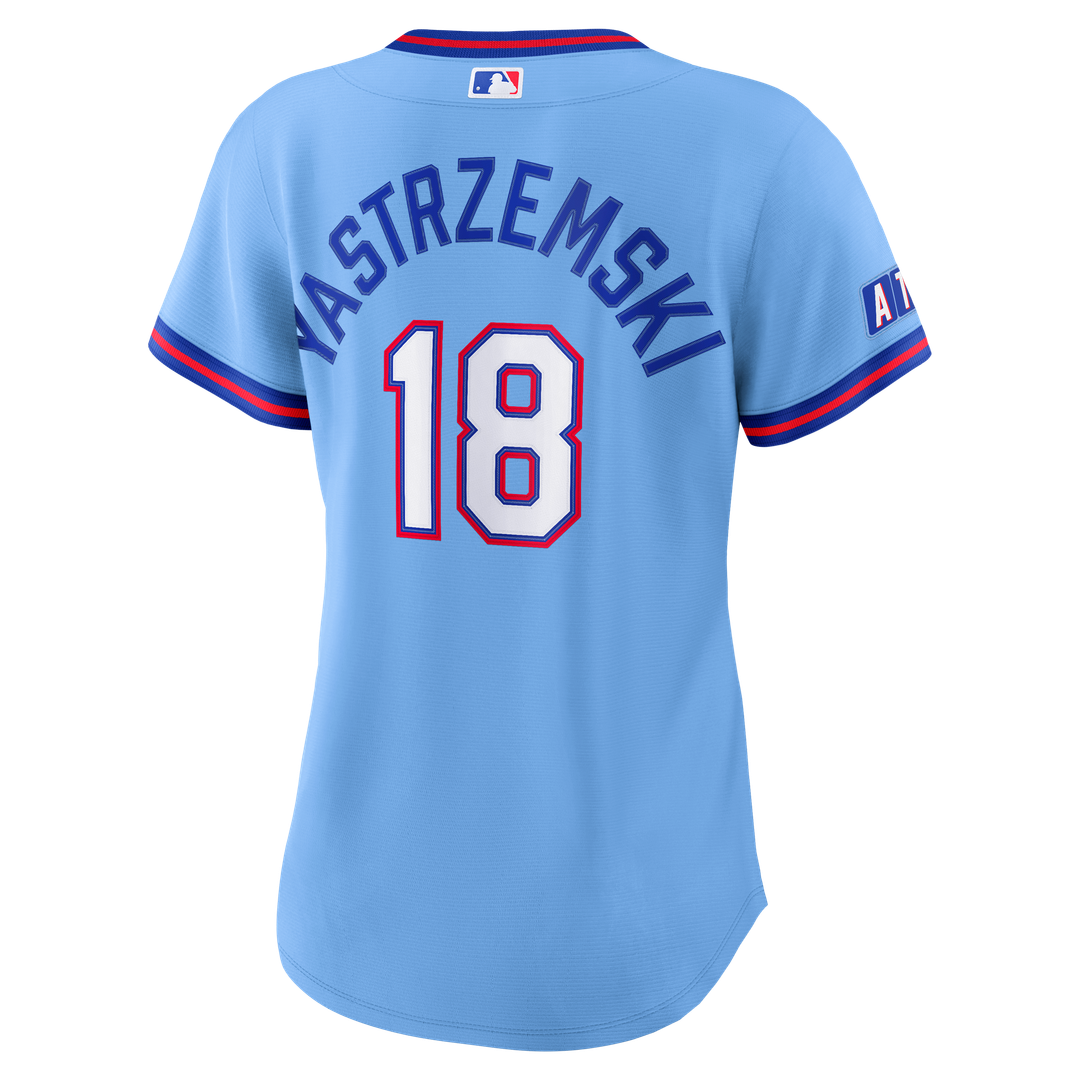 Atlanta Braves Mike Yastrzemski Nike Women's 2026 City Connect Stadium Jersey - Powder Blue Team Jersey Sports Fan Apparel