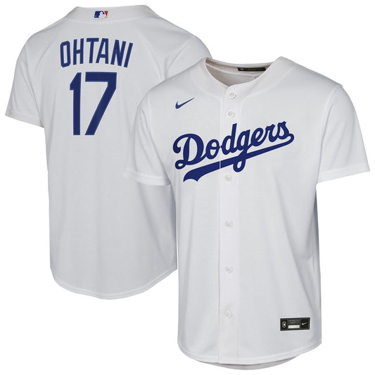 Los Angeles Dodgers Shohei Ohtani Nike Youth Home Replica Player Jersey - White Team Jersey Sports Fan Apparel