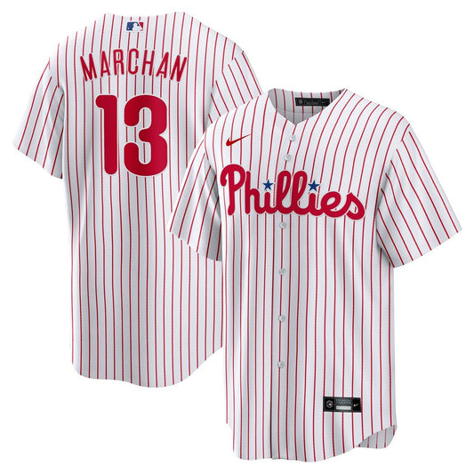 Philadelphia Phillies Rafael Marchán Nike Home Replica Jersey - White Team Jersey Sports Fan Apparel