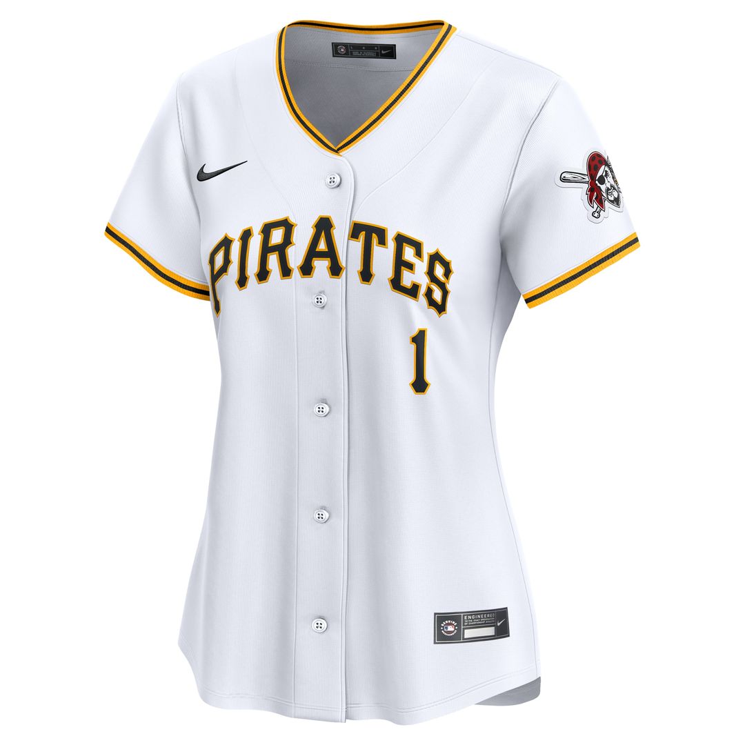 Pittsburgh Pirates Nike Women's #1 Mom Home Limited Jersey - White Team Jersey Sports Fan Apparel