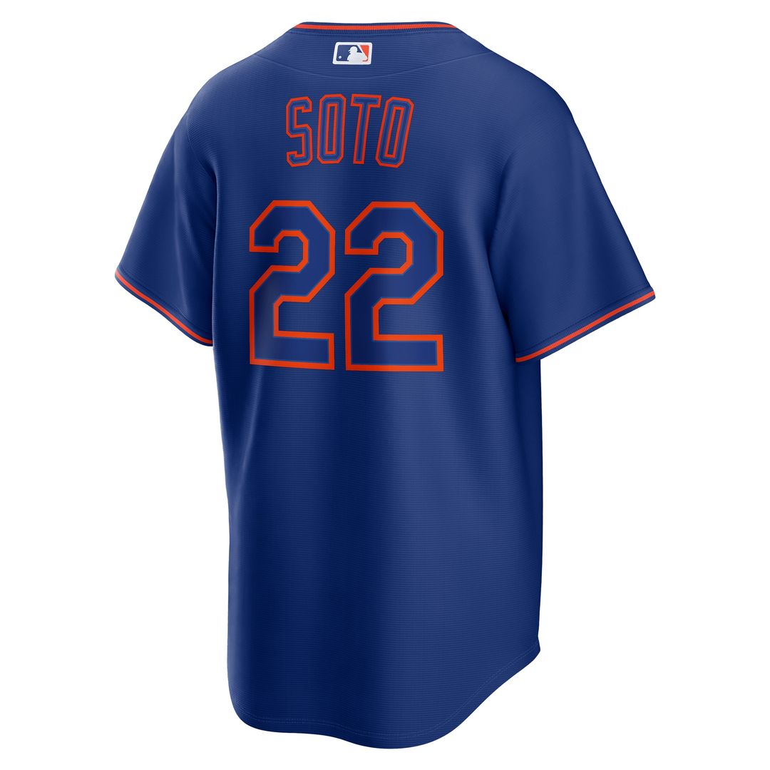 New York Mets Juan Soto Nike Alternate Replica Jersey - Royal Team Jersey Sports Fan Apparel