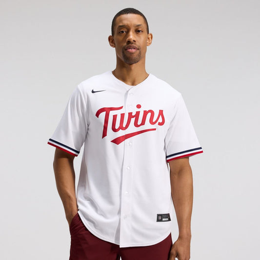 Minnesota Twins Nike Home Replica Team Jersey - White Team Jersey Sports Fan Apparel