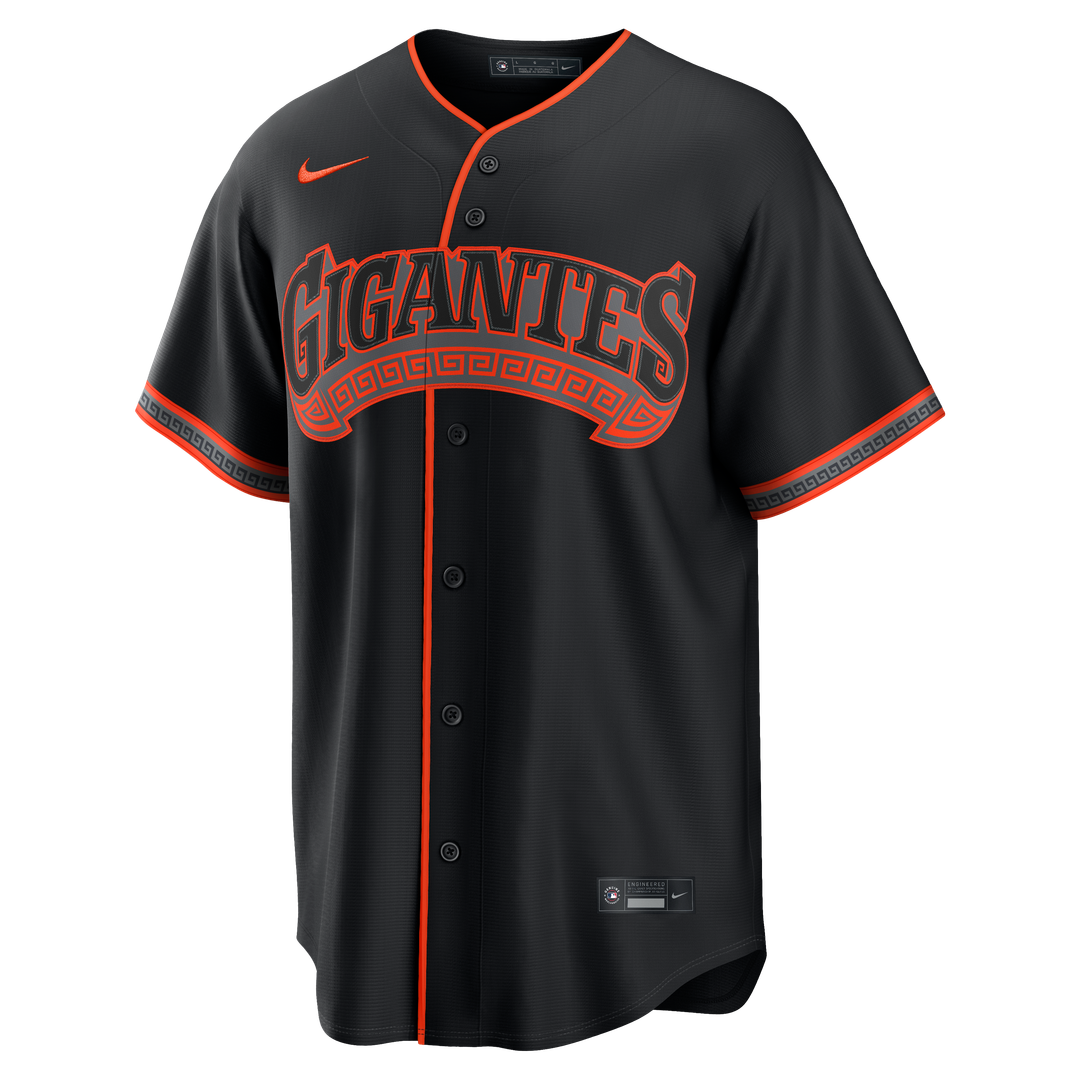 San Francisco Giants Rafael Devers Nike Alternate Replica Jersey - Black Team Jersey Sports Fan Apparel