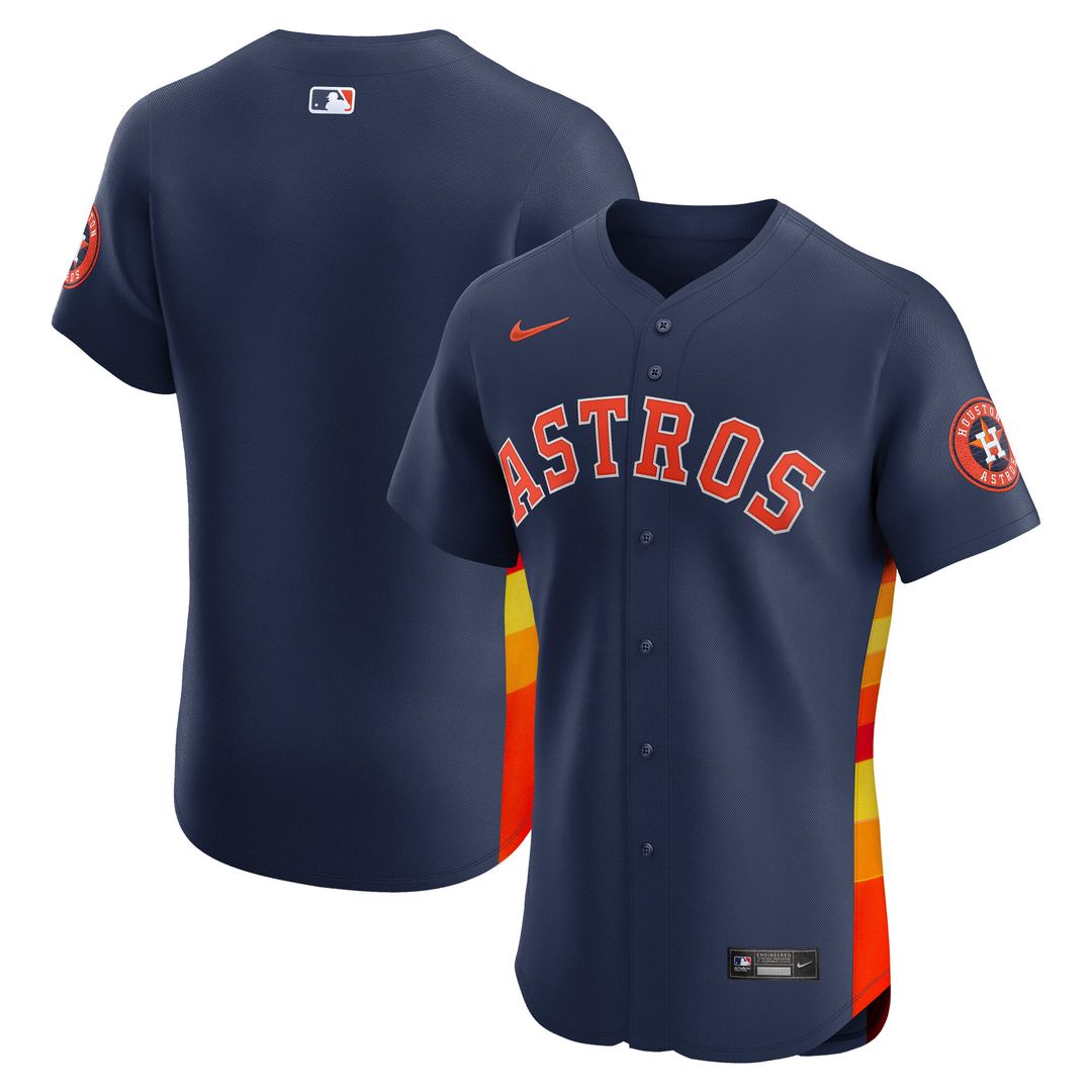 Houston Astros Nike Alternate 2 Elite Jersey - Navy Team Jersey Sports Fan Apparel