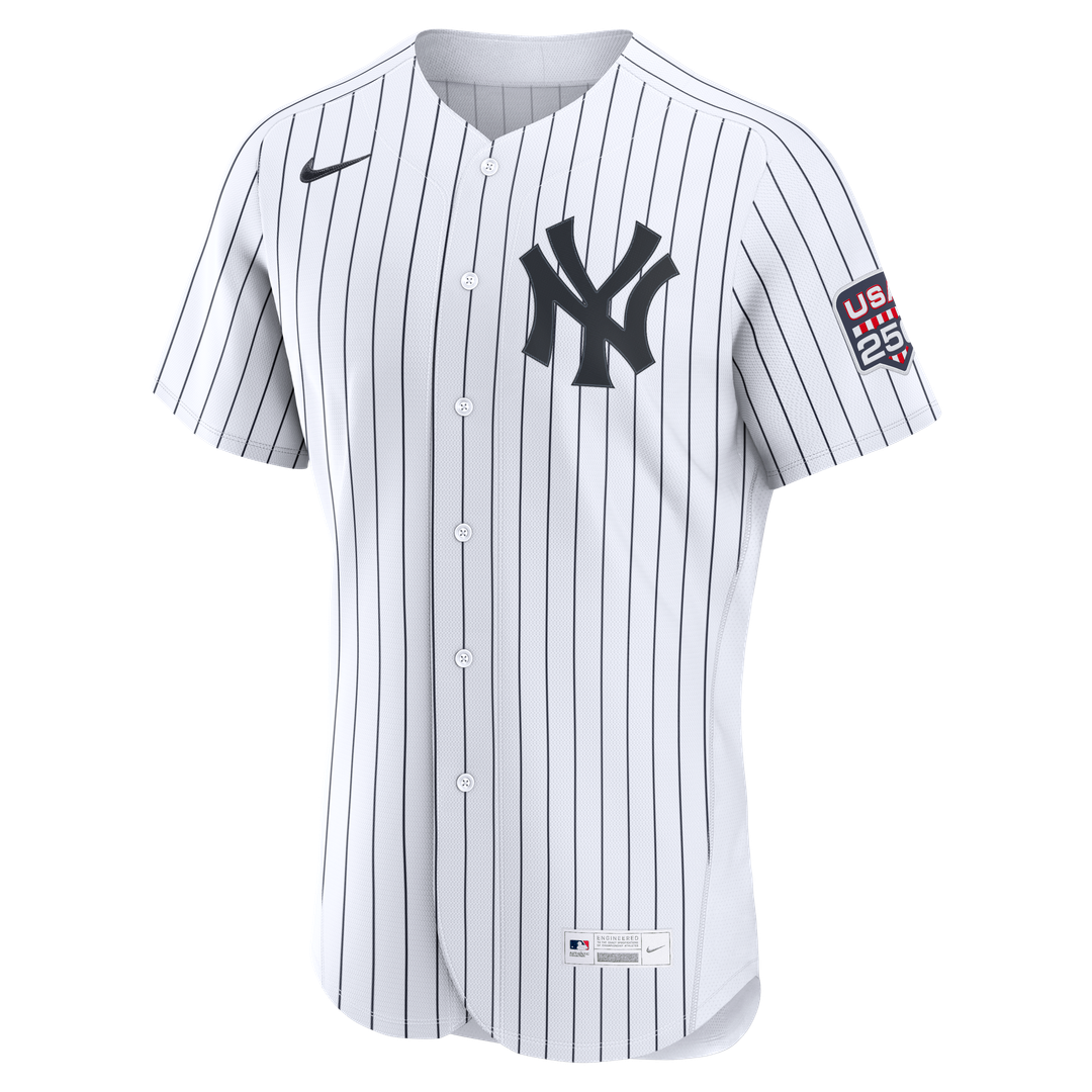 New York Yankees Aaron Judge Nike USA 250 Fourth of July Home Authentic Jersey - White Team Jersey Sports Fan Apparel