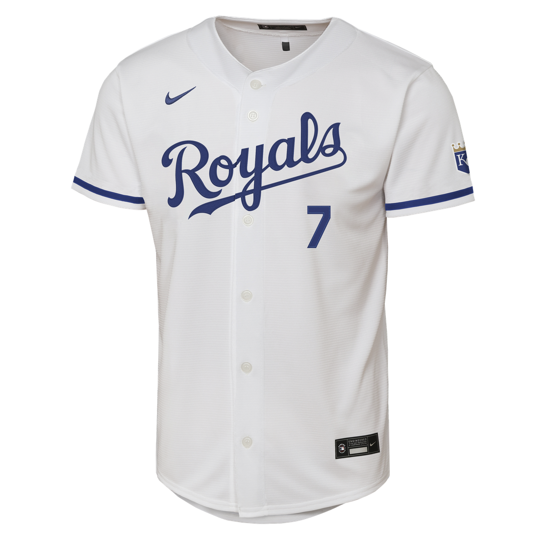 Kansas City Royals Bobby Witt Jr. Nike Youth Alternate Stadium Jersey - Light Blue Team Jersey Sports Fan Apparel