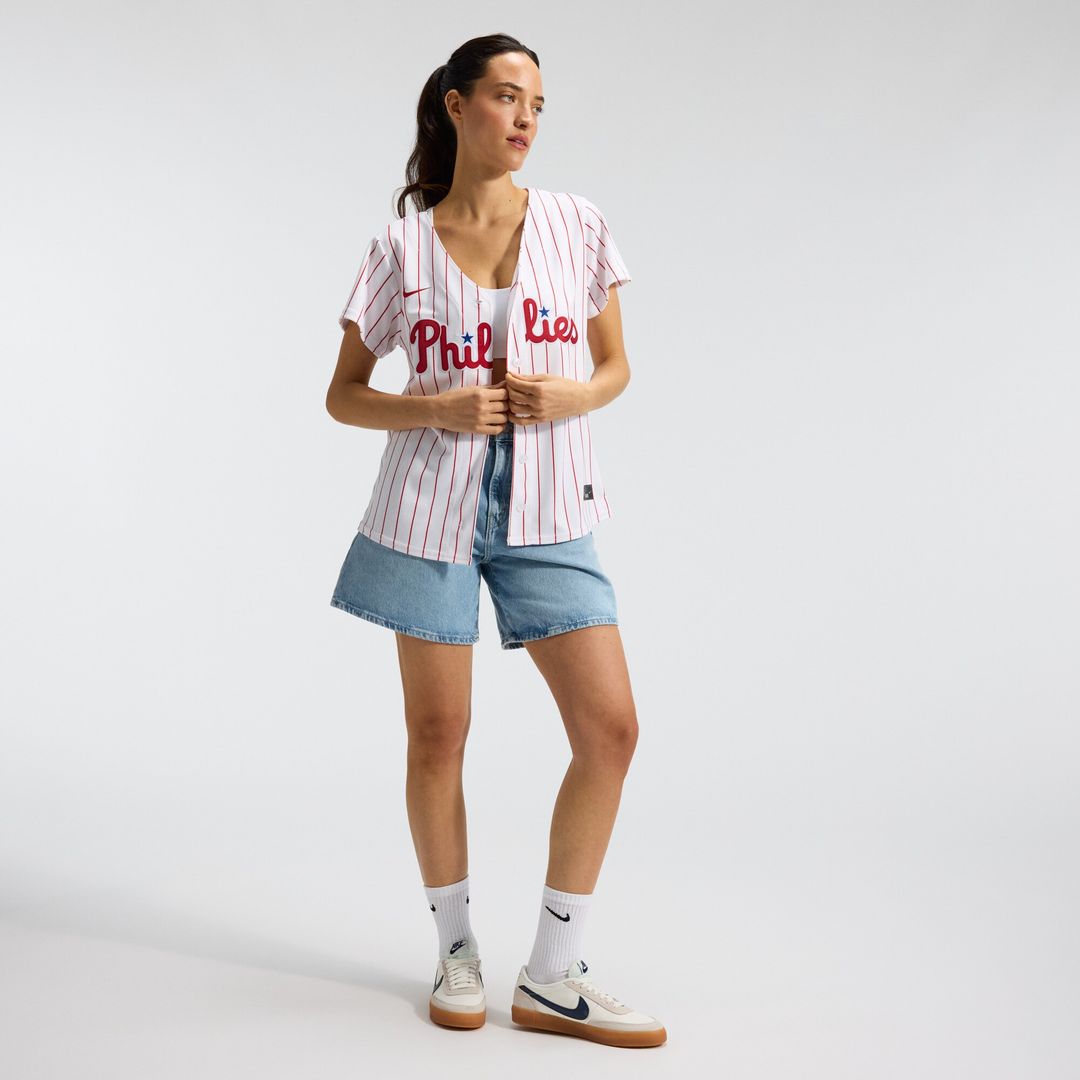 Philadelphia Phillies Nike Women's Home Replica Team Jersey - White Team Jersey Sports Fan Apparel