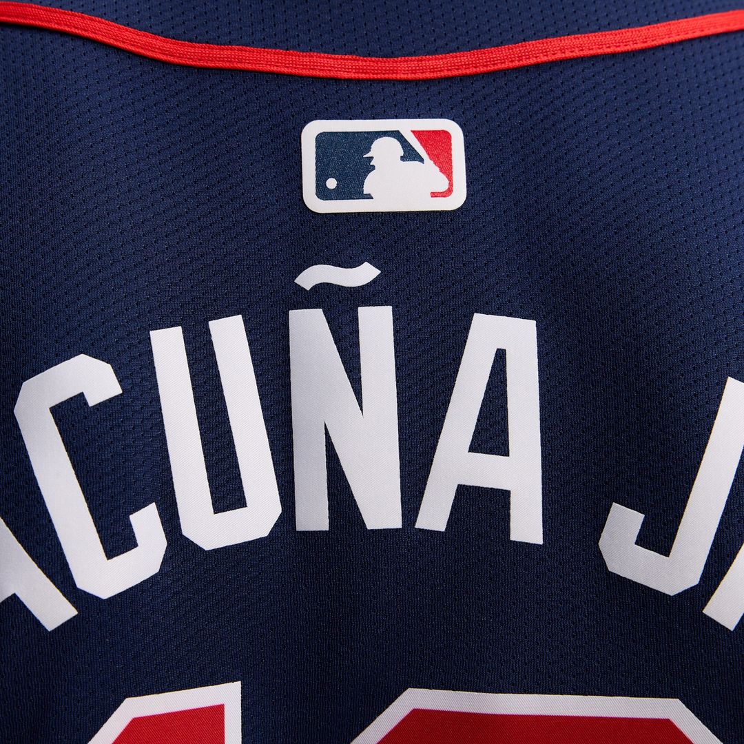 Atlanta Braves Ronald Acuña Jr. Nike Women's Alternate Limited Player Jersey - Navy Team Jersey Sports Fan Apparel