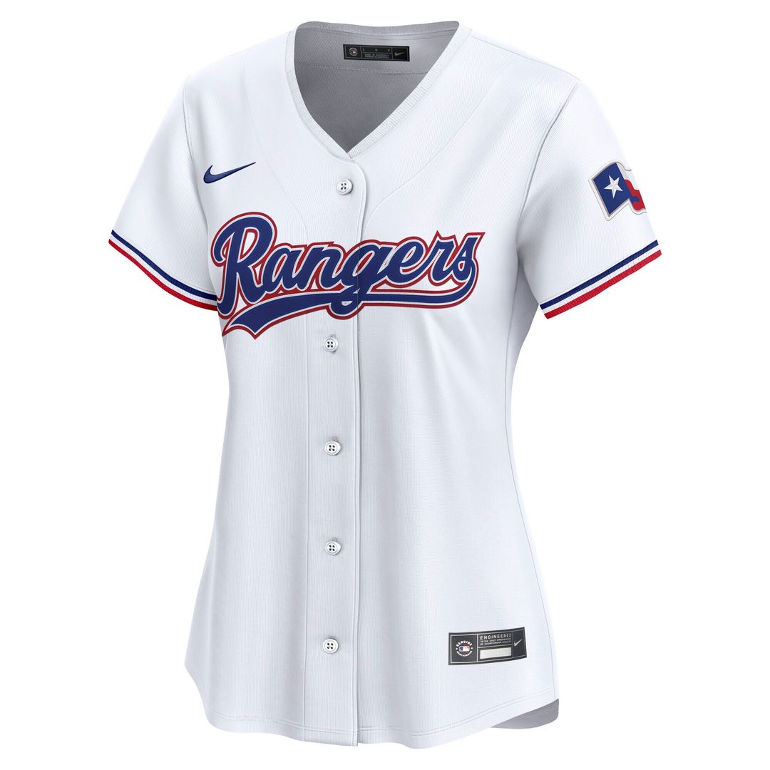 Texas Rangers Nike Women's Home Limited Jersey - White Team Jersey Sports Fan Apparel