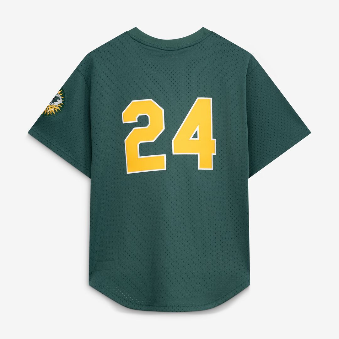 Athletics Rickey Henderson Mitchell & Ness Authentic Batting Practice Jersey - Green Team Jersey Sports Fan Apparel