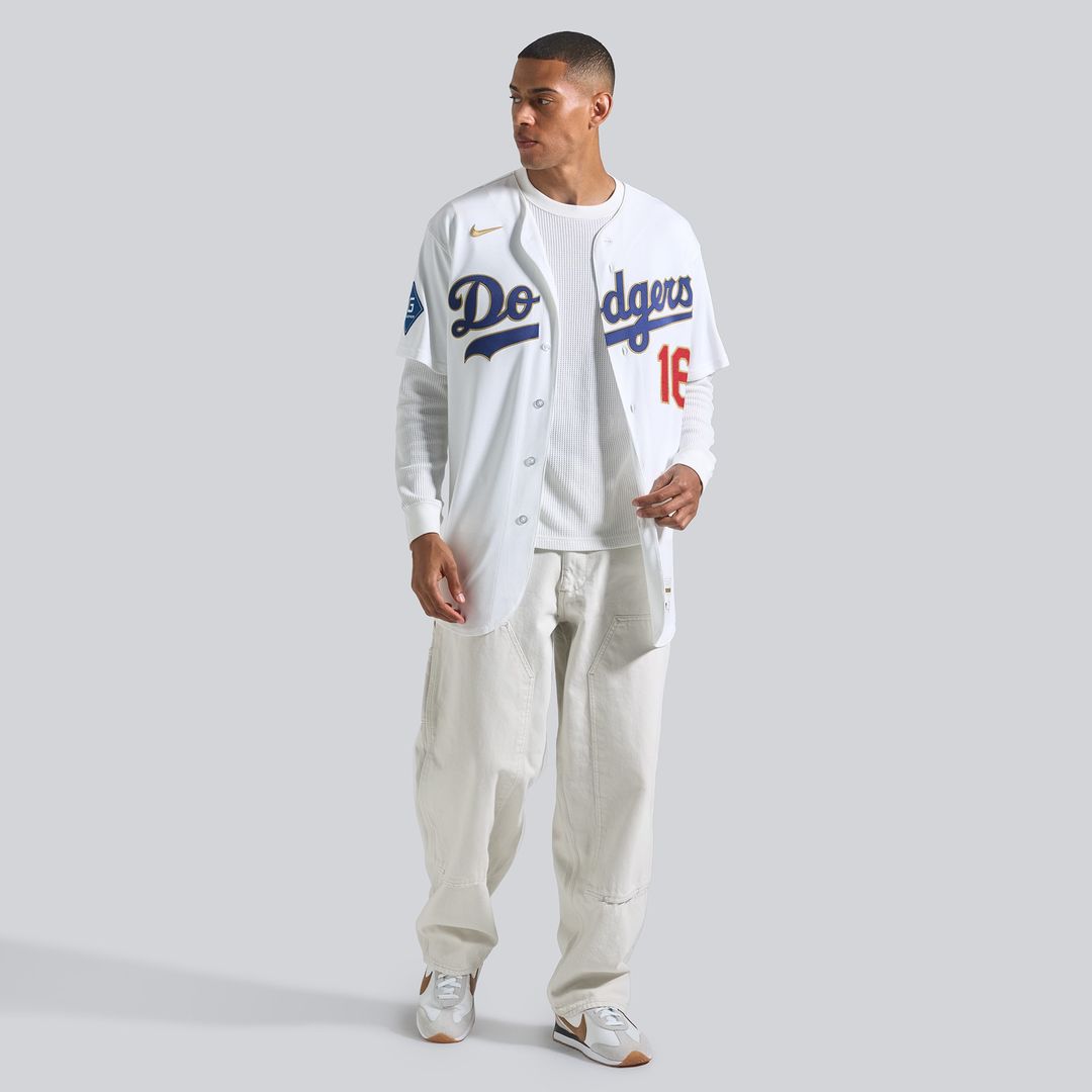 Los Angeles Dodgers Will Smith Nike 2026 Gold Collection Authentic Jersey - White Team Jersey Sports Fan Apparel