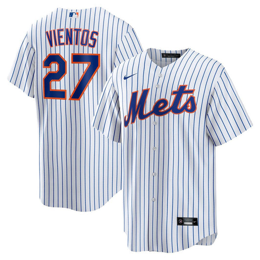 New York Mets Mark Vientos Nike Home Replica Jersey - White Team Jersey Sports Fan Apparel