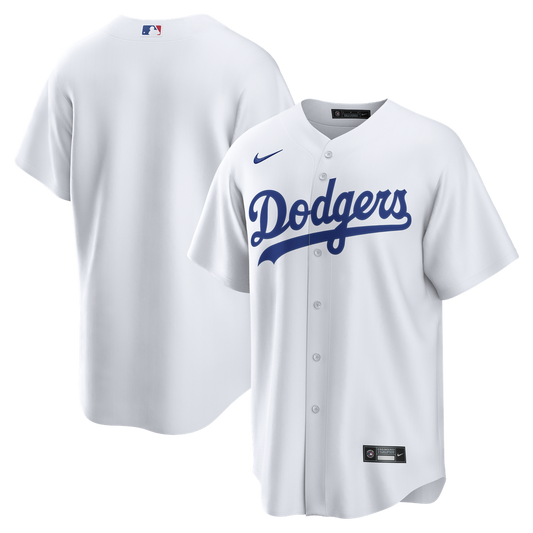 Los Angeles Dodgers Nike Home Replica Jersey - White Team Jersey Sports Fan Apparel