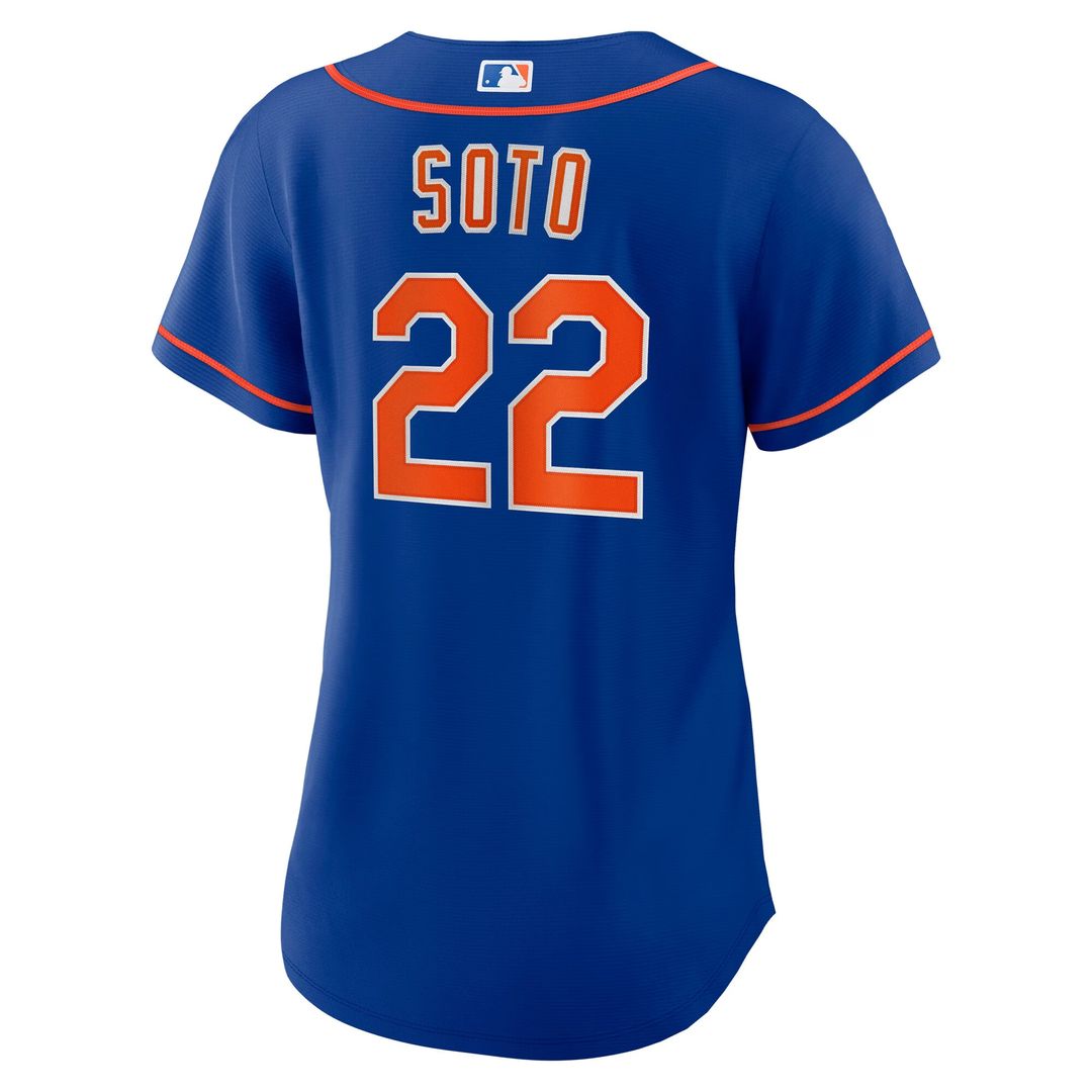 New York Mets Juan Soto Nike Women's Alternate Replica Baseball Jersey - Royal Team Jersey Sports Fan Apparel