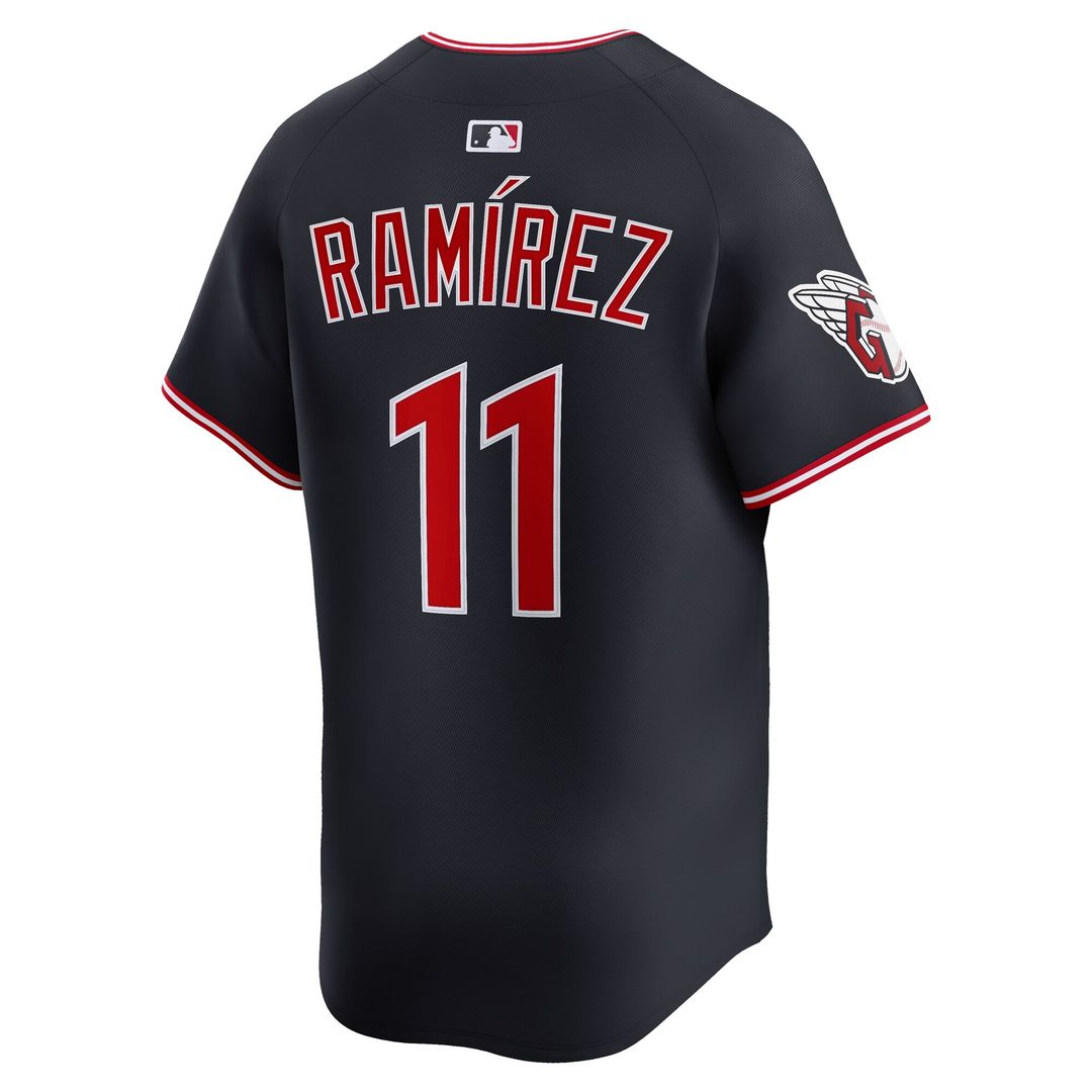 Cleveland Guardians José Ramírez Nike Alternate Limited Player Jersey - Navy Team Jersey Sports Fan Apparel