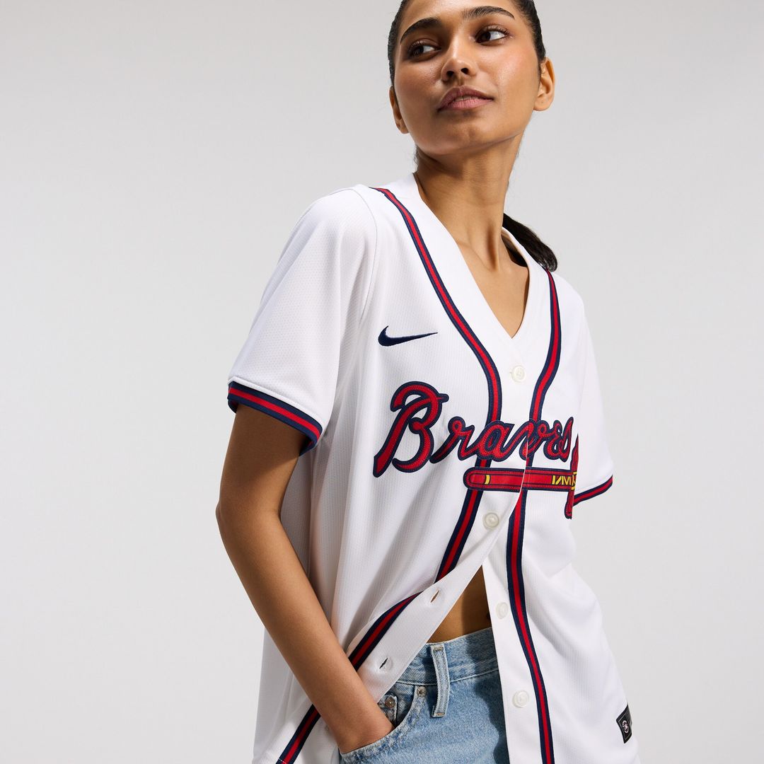 Atlanta Braves Nike Home Women's Limited Jersey - White Team Jersey Sports Fan Apparel