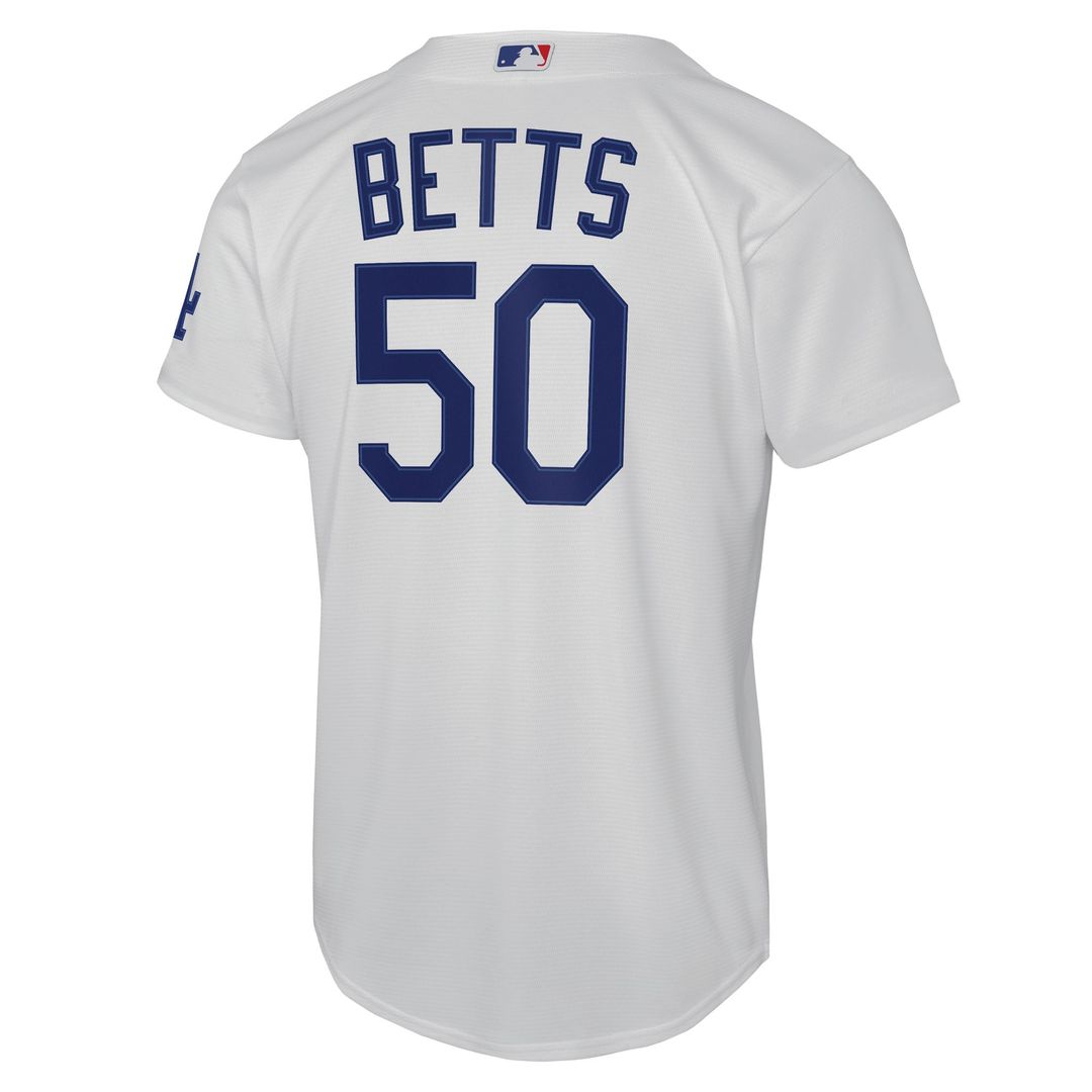 Los Angeles Dodgers Mookie Betts Nike Youth Home Stadium Jersey - White Team Jersey Sports Fan Apparel