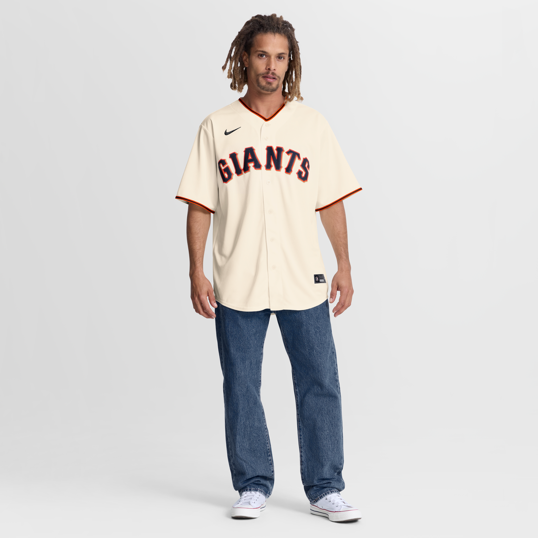 San Francisco Giants Bryce Eldridge Nike Home Replica Jersey - Cream Team Jersey Sports Fan Apparel