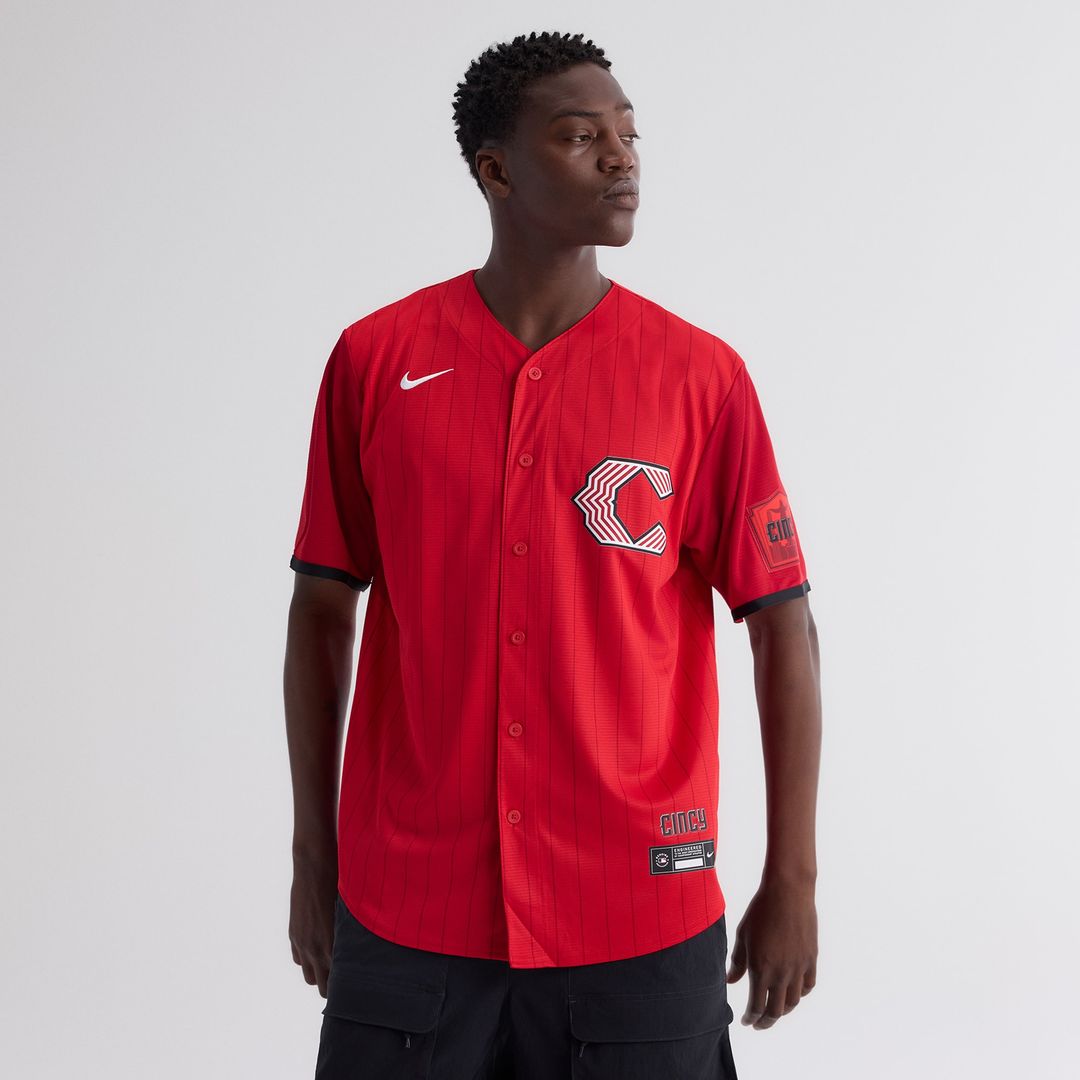 Cincinnati Reds Nike 2026 City Connect Stadium Jersey - Red Team Jersey Sports Fan Apparel