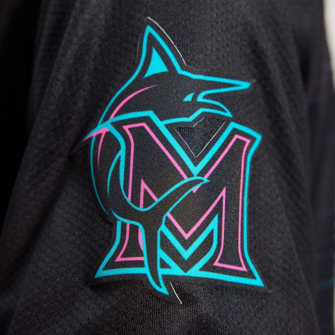 Miami Marlins Nike Women's 2025 City Connect Limited Jersey - Black Team Jersey Sports Fan Apparel
