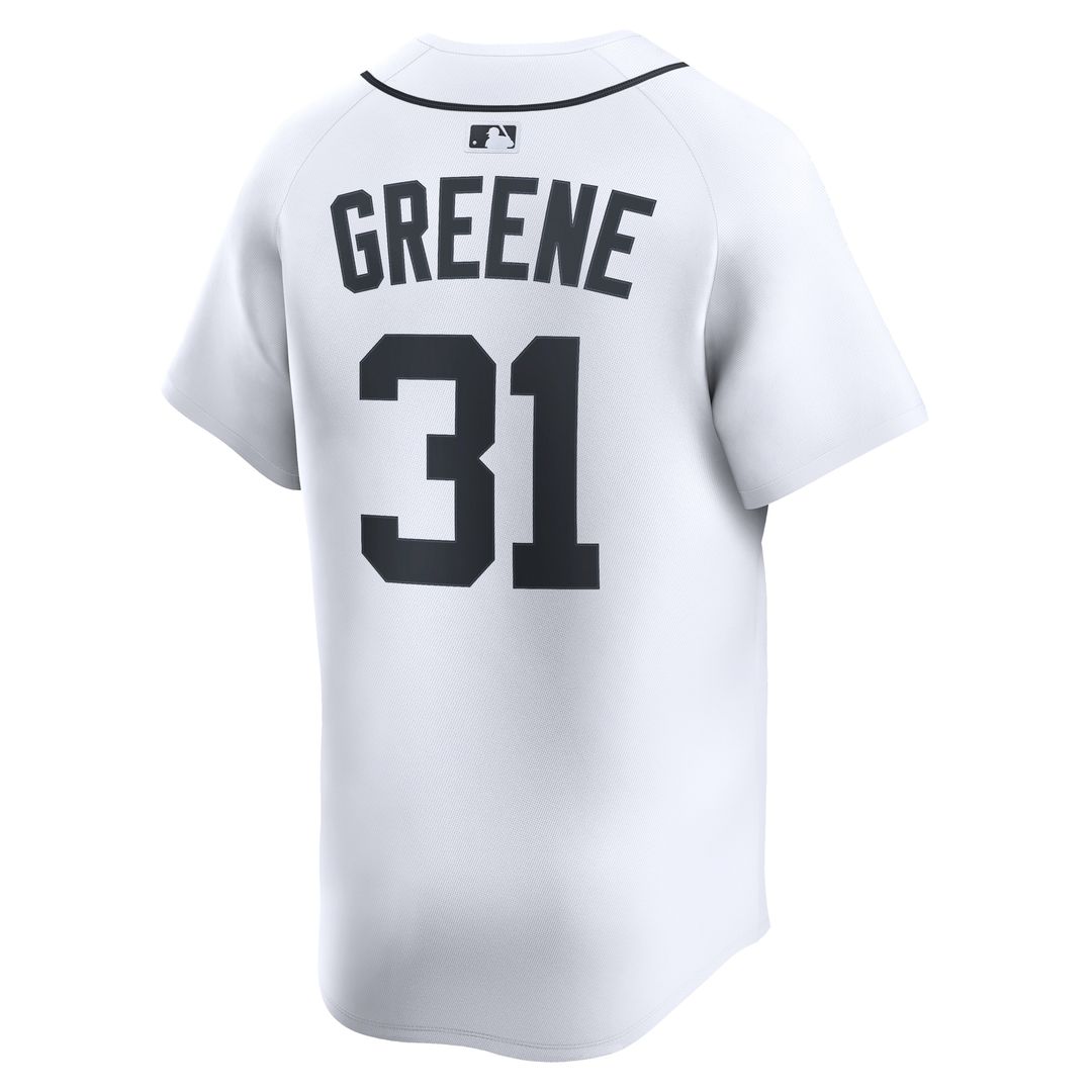 Detroit Tigers Riley Greene Nike Home Limited Player Jersey - White Team Jersey Sports Fan Apparel