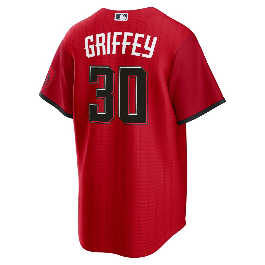 Cincinnati Reds Ken Griffey Jr. Nike 2026 City Connect Stadium Jersey - Red Team Jersey Sports Fan Apparel