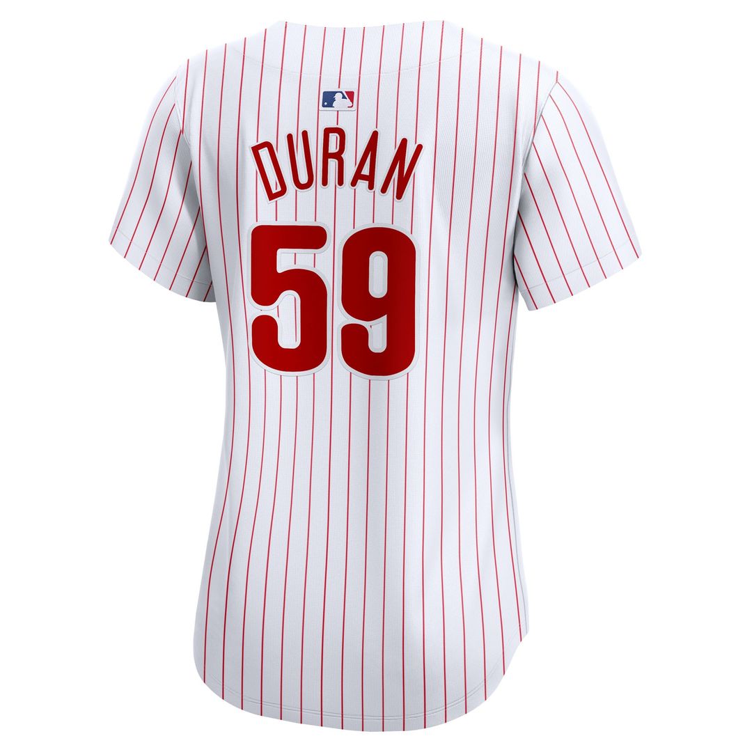 Philadelphia Phillies Jhoan Duran Nike Women's Home Limited Player Jersey - White Team Jersey Sports Fan Apparel
