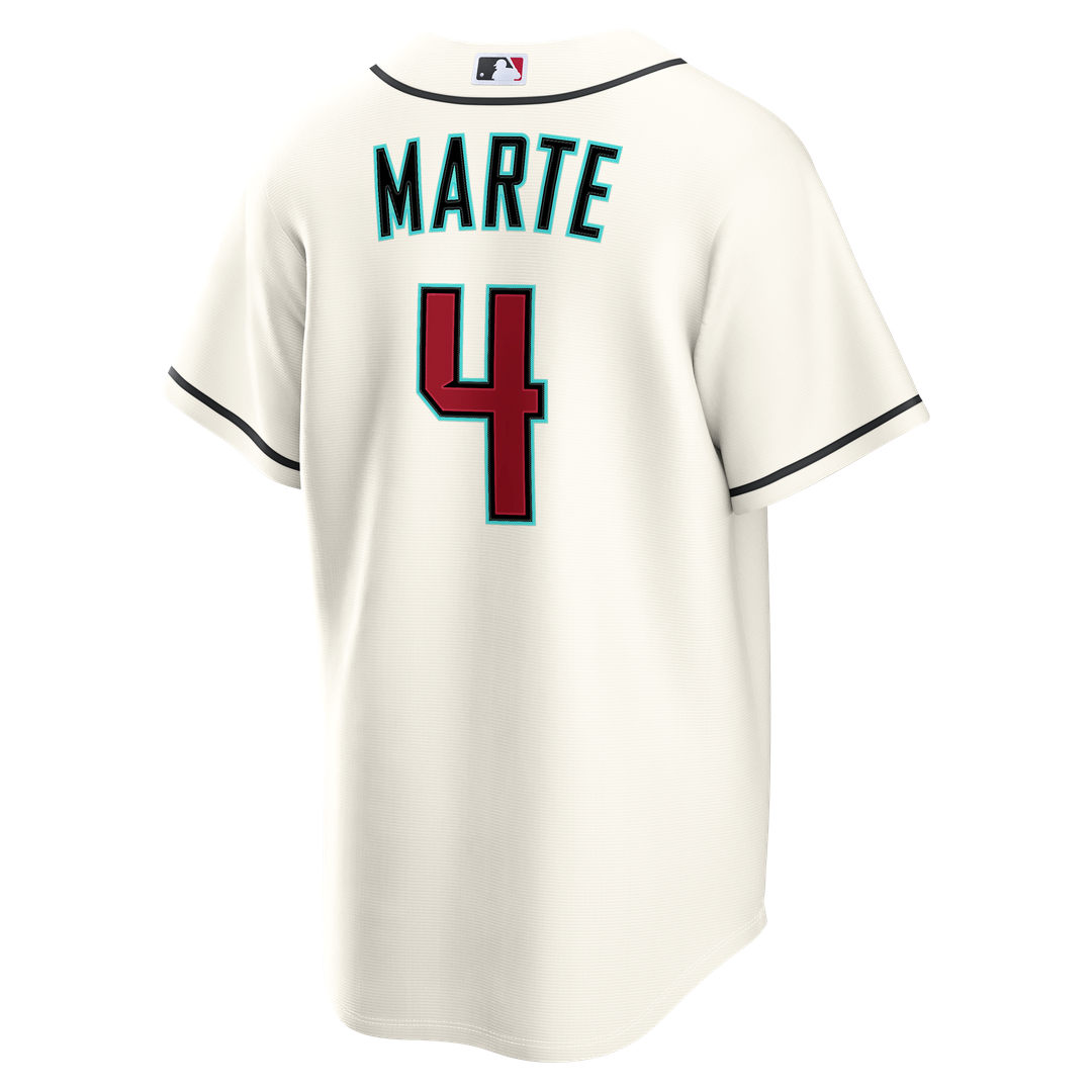 Arizona Diamondbacks Ketel Marte Nike Home Replica Jersey - Cream Team Jersey Sports Fan Apparel