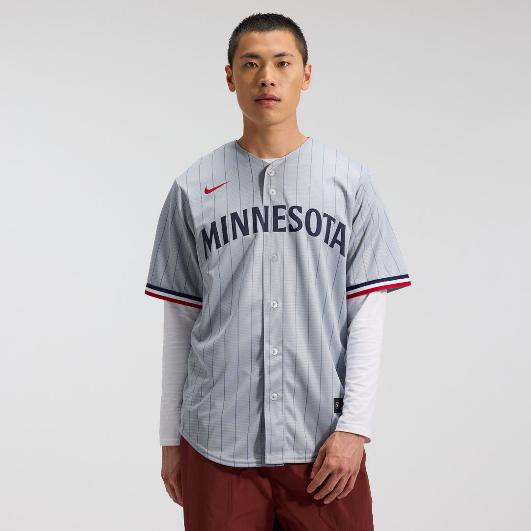 Minnesota Twins Nike Home Replica Team Jersey - White Team Jersey Sports Fan Apparel