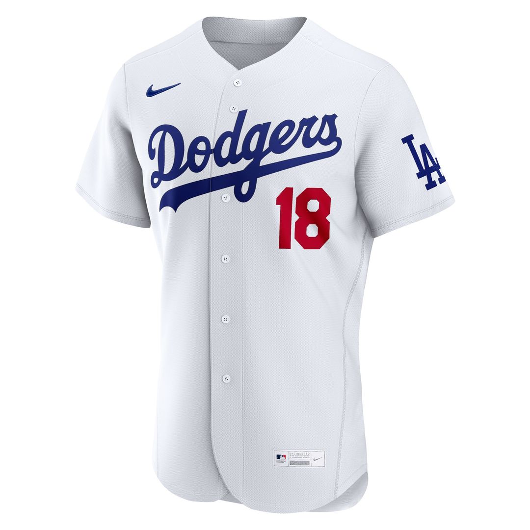 Los Angeles Dodgers Yoshinobu Yamamoto Nike Home Authentic Jersey - White Team Jersey Sports Fan Apparel
