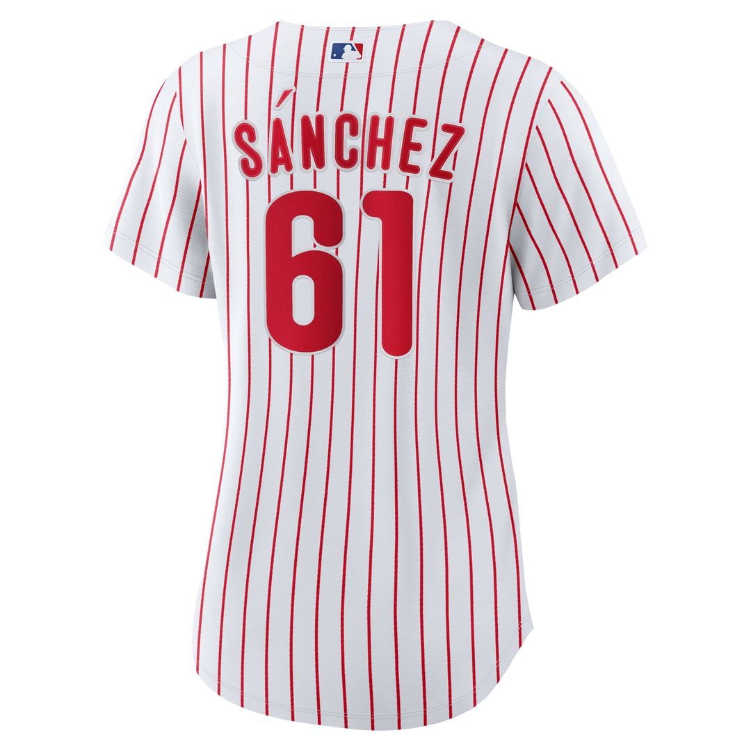 Philadelphia Phillies Cristopher Sanchez Nike Women's Home Replica Jersey - White Team Jersey Sports Fan Apparel