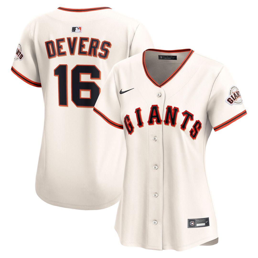 San Francisco Giants Rafael Devers Nike Women's Home Limited Player Jersey - Cream Team Jersey Sports Fan Apparel