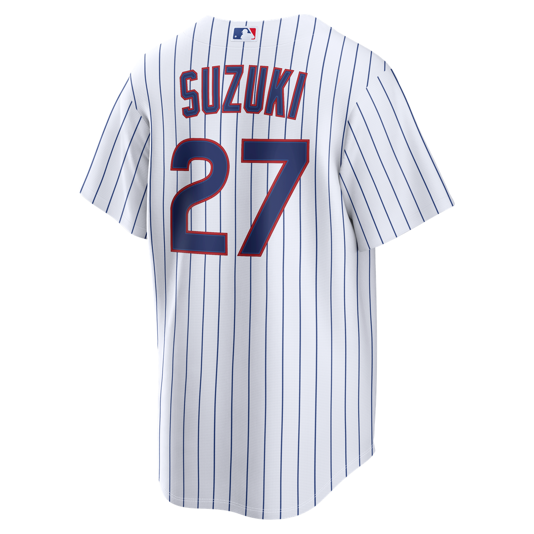 Chicago Cubs Seiya Suzuki Nike Home Replica Jersey - White Team Jersey Sports Fan Apparel