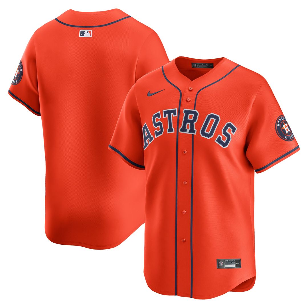 Houston Astros Nike Home Limited Jersey - White Team Jersey Sports Fan Apparel